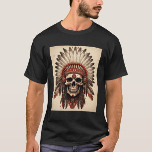 Indian Sugar Skull Dead Of The Dead T-Shirt