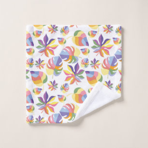 Indian Summer Autumn With Colourful Leaves Wash Cloth