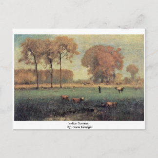 Indian Summer By Inness George Postcard