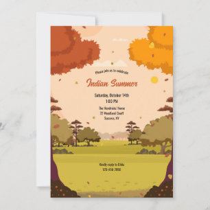 Indian Summer Party Invitations