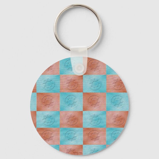 Indian Sun Keychain (Front)