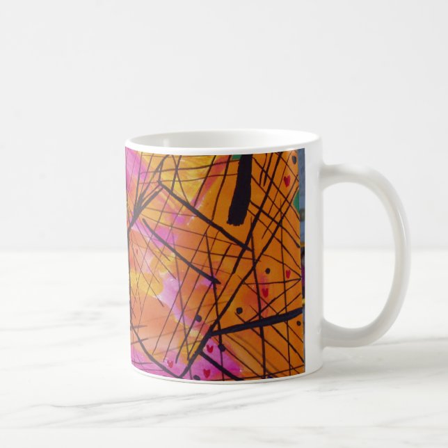 Indian Sunset Watercolor Coffee Mug (Right)