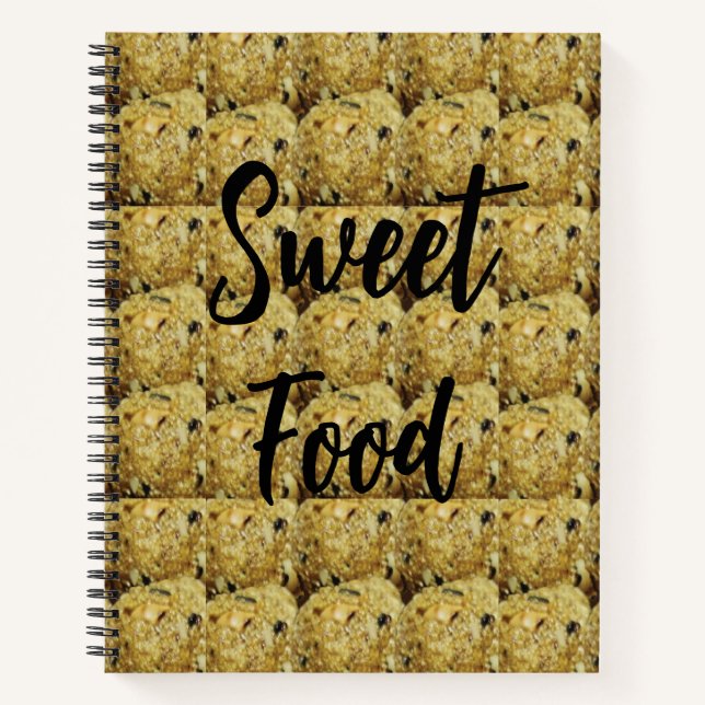 Indian Sweet Til Laddu Sweet Food Notebook (Front)