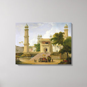 Indian Temple, said to be the Mosque of Abo-ul-Nab Canvas Print