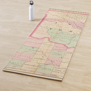 Indian Terr, Texas NW portion Yoga Mat