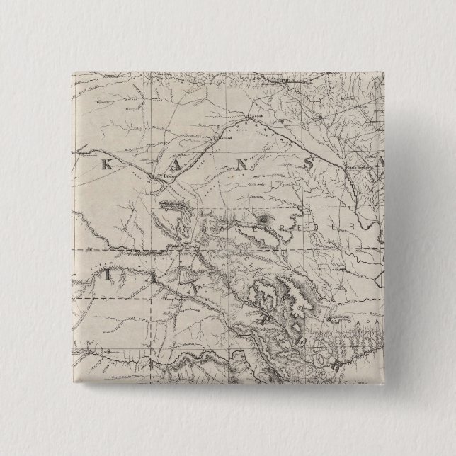 Indian Territory 15 Cm Square Badge (Front)