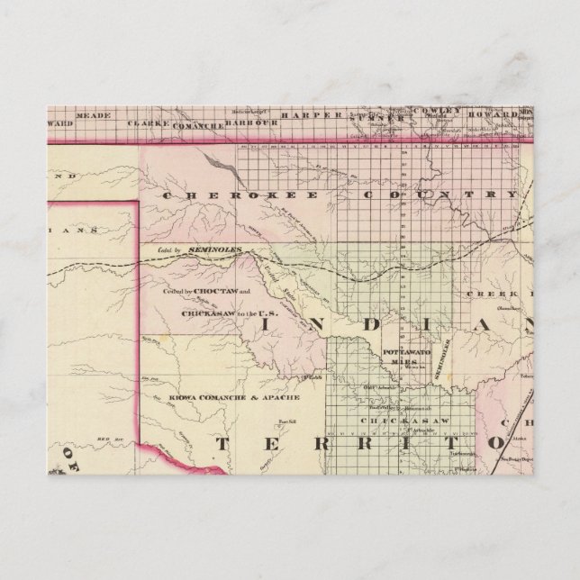 Indian Territory 2 Postcard (Front)