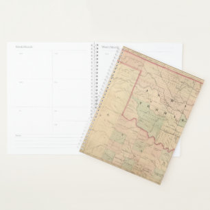 Indian Territory and Texas, North West Portion Planner