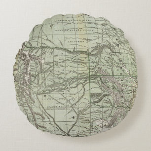 Indian Territory, Northern Texas and New Mexico Round Cushion