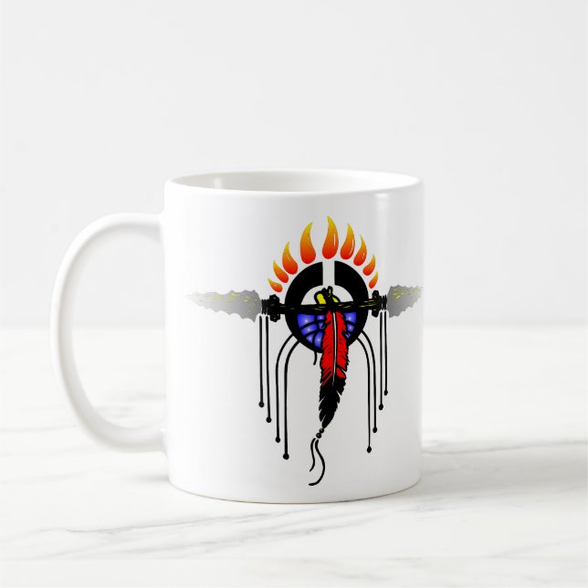 Indian Totem Coffee Mug (Left)