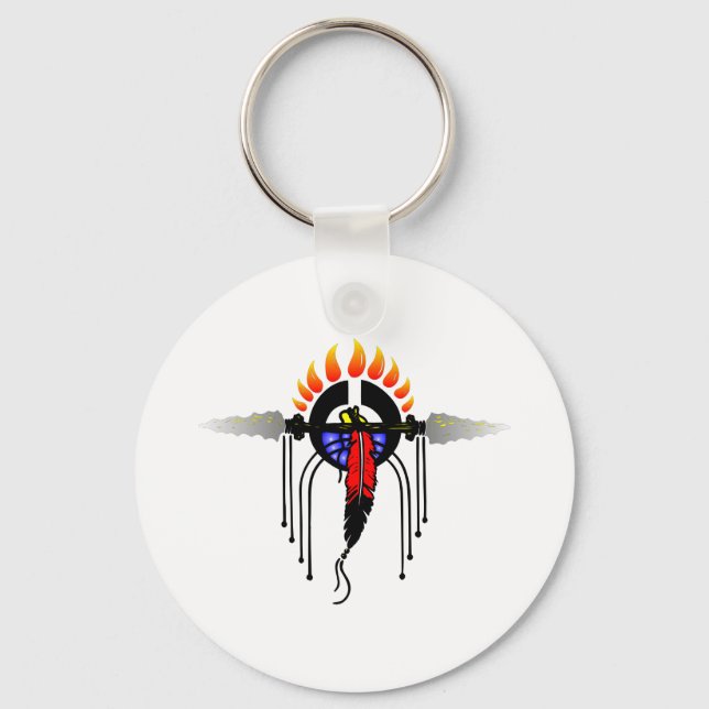Indian Totem Key Ring (Front)