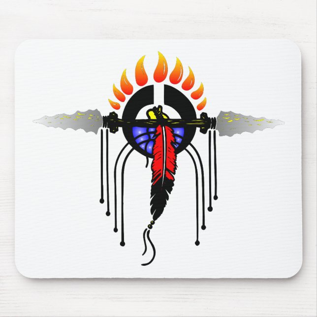 Indian Totem Mouse Mat (Front)