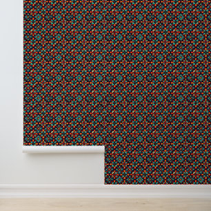 Indian Tradition Art Rangoli Pattern Peel & Stick Wallpaper