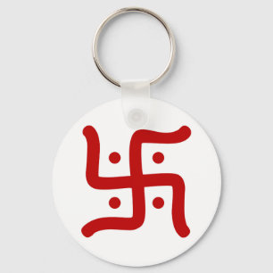 indian traditional hindu swastika symbol religion key ring