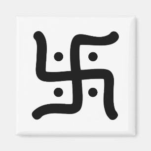 indian traditional hindu swastika symbol religion magnet