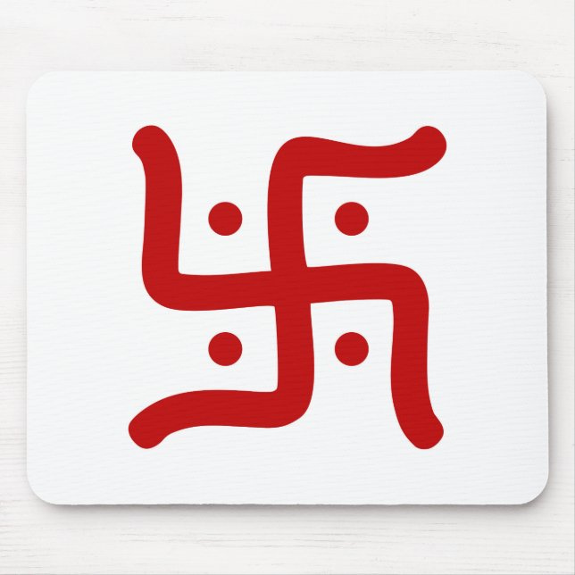indian traditional hindu swastika symbol religion mouse mat (Front)