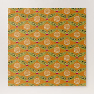 Indian Traditional Illustration Pattern. Jigsaw Puzzle