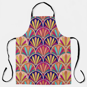 Indian Traditional Textile Illustration Apron