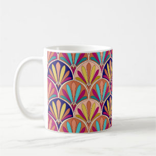 Indian Traditional Textile Illustration Coffee Mug