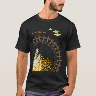 Indian Tribal Design T-Shirt - Black