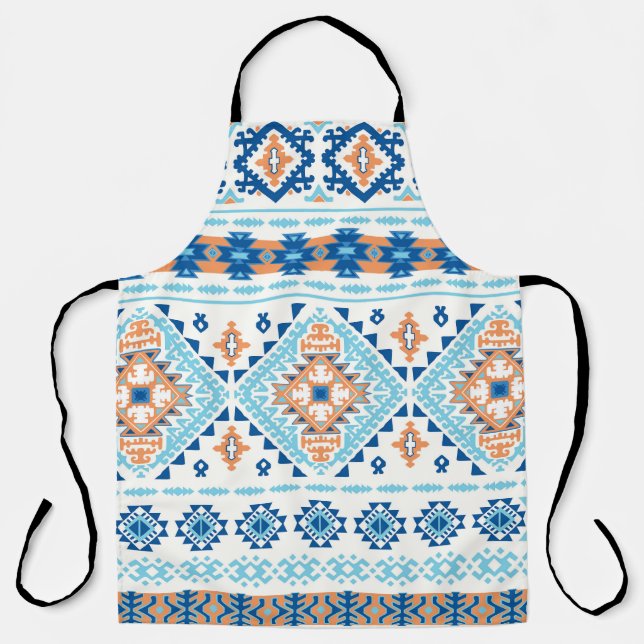 Indian Tribal Rug Ornament Pattern Apron (Front)
