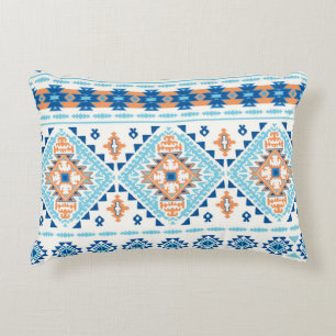 Indian Tribal Rug Ornament Pattern Decorative Cushion