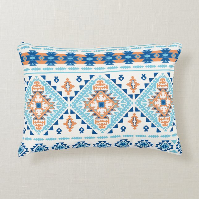 Indian Tribal Rug Ornament Pattern Decorative Cushion (Front)