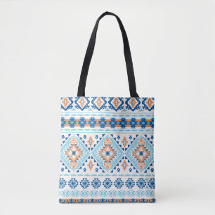 Indian Tribal Rug Ornament Pattern Tote Bag
