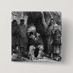 Indian tribe Button