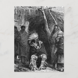 Indian Tribe Postcard