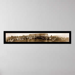 Indian Tribes Treaty Photo 1914 Poster