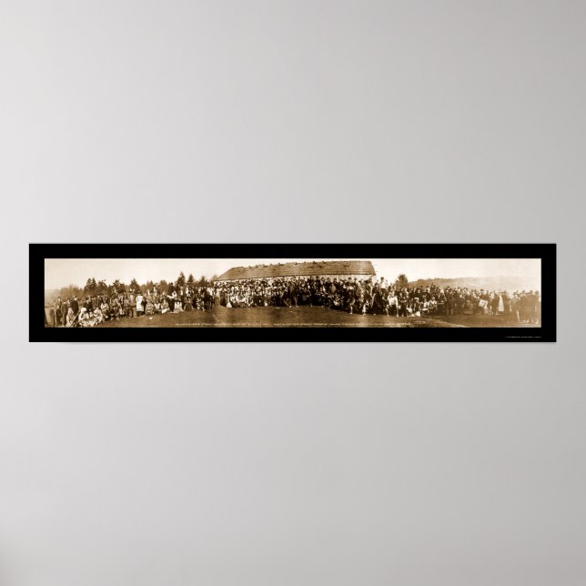 Indian Tribes Treaty Photo 1914 Poster (Front)