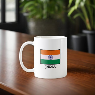 Indian Tricolour Tiranga Coffee Mug
