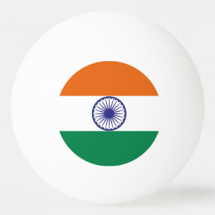 Indian Tricolour Tiranga Flag Ping Pong Ball