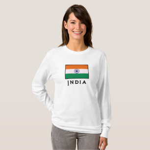 Indian Tricolour Tiranga Flag T-Shirt