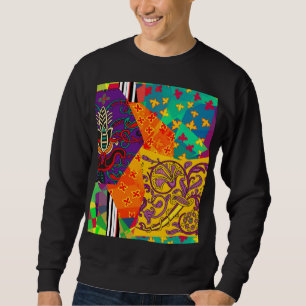 Indian Turkish Festive Patchwork Mandala Sweatshirt