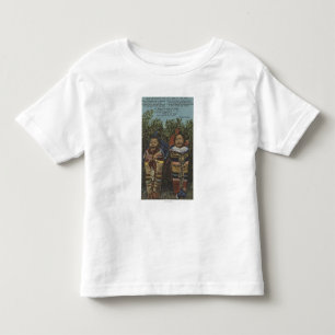 Indian Twins in Papooses & "Just Crying�" Toddler T-Shirt