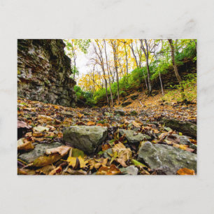 Indian Village Canyon in Fall, Columbus, Ohio Postcard