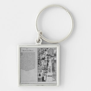 Indian Village of Secoton Key Ring