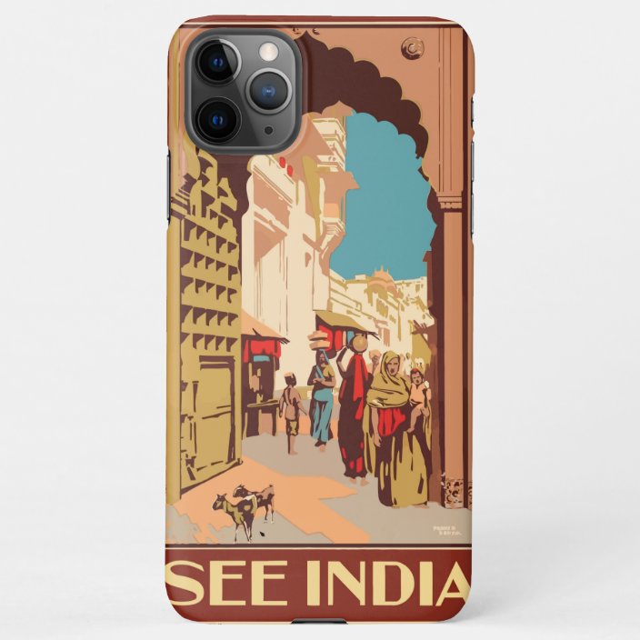 Indian vintage style phone case iPhone case Zazzle.co.uk