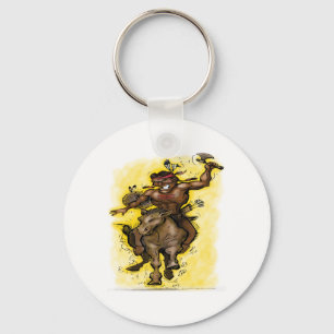 Indian Warrior Key Ring