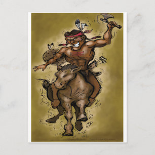 Indian Warrior Postcard