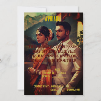 Indian Wedding card