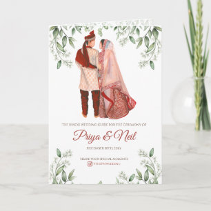 Indian Wedding guide as Gujarati Wedding program Programme