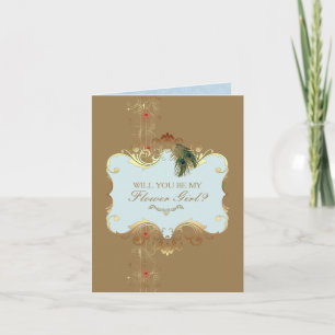 Indian Wedding II - Flower Girl Card