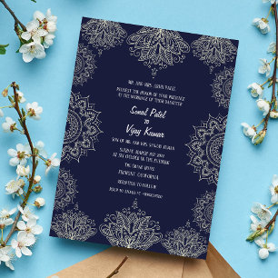 Indian Wedding Intricate Design Invitation