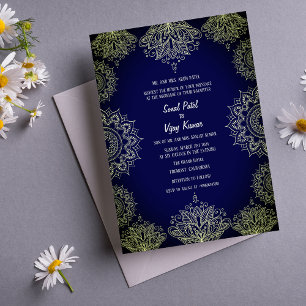 Indian Wedding Intricate Design Invitation