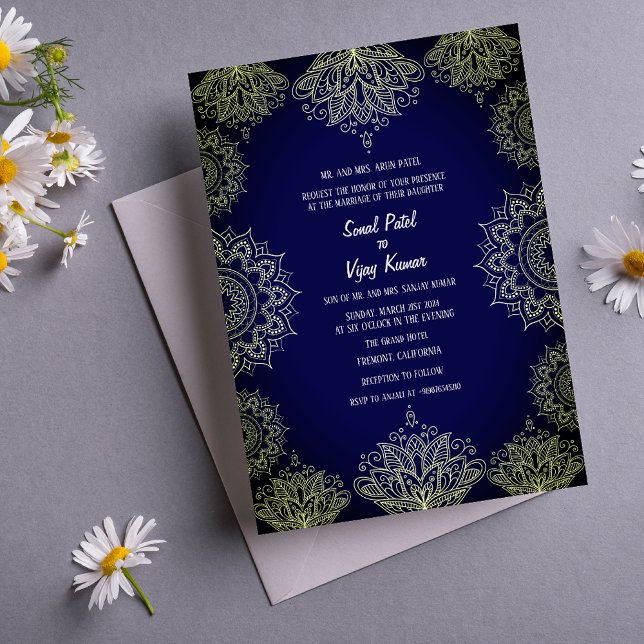 Indian Wedding Intricate Design Invitation (Creator Uploaded)