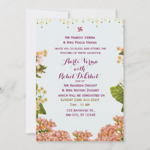 Indian Wedding Invitation