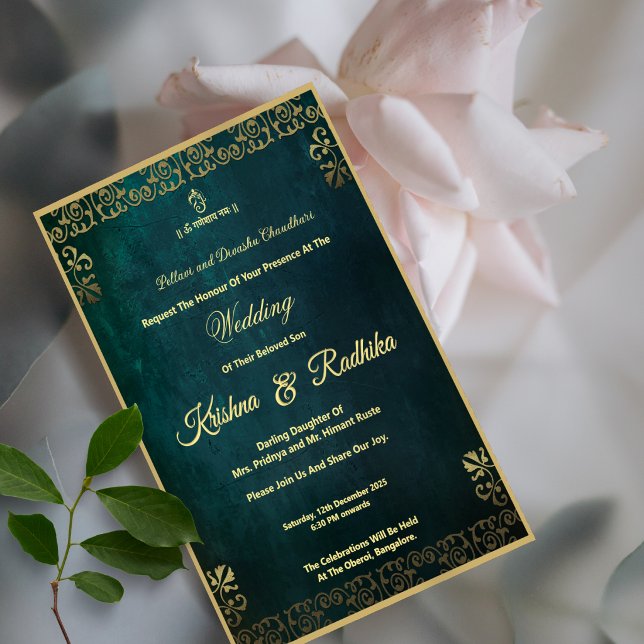 Indian wedding invitation (Creator Uploaded)